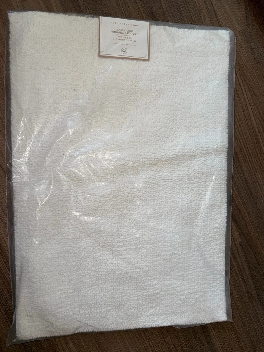 Pottery Barn Classic Organic Loop Bath Mat
